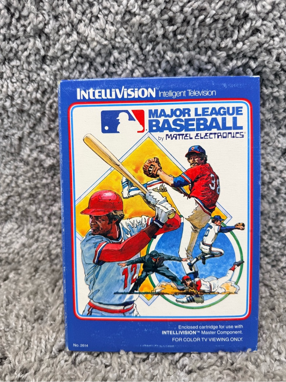Intellivision Major League Baseball Game Cartridge - Blue